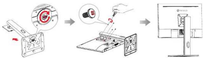 AG Neovo MH2702 - Installing the Stand - 1