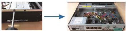 FLIR M44168 - To install the hard drive: - 2