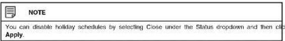 FLIR M51162 - To configure holidays: - 3