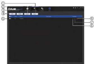 FLIR M41164 - To manage alarms: - 1