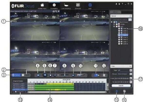 FLIR M41164 - Playback Controls - 1