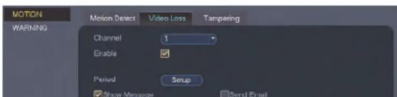 FLIR M51163 - Configuring Video Loss Settings - 1