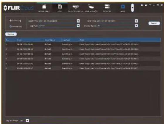 FLIR M51163 - To view client logs: - 2