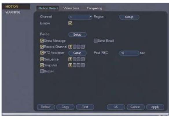 FLIR M51163 - To configure Motion Detection events: - 1