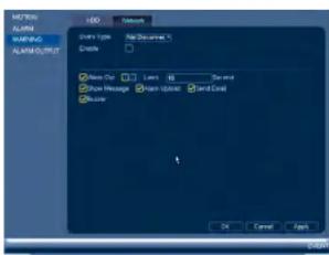 FLIR DNR70812 - Configuring Network Warnings - 1