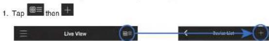 FLIR DNR70812 - To add a device using an IP or DDNS address: - 1