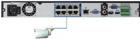 FLIR DNR70812 - Option 1: Direct Connection to NVR - 1