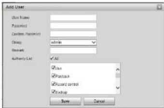 FLIR SyncroIP DNE12TL22 - To create a user account: - 1