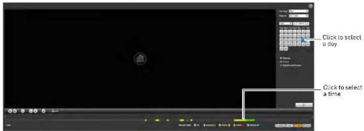 FLIR SyncroIP DNE12TL22 - To playback video from the microSD card: - 1