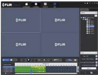FLIR DNR516P2 - To playback video: - 1