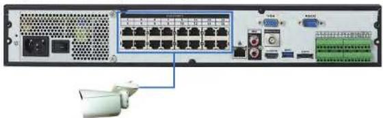 FLIR DNR516P16 - Option 1: Direct Connection to NVR - 1