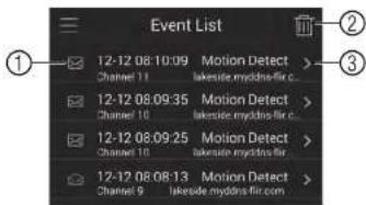 FLIR M41163 - Event List Overview - 1