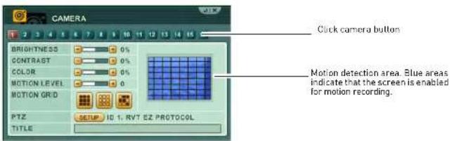 FLIR DH2589TBB - Step 1: Configure Camera motion sensitivity &amp; Configure Event frame rates - 1