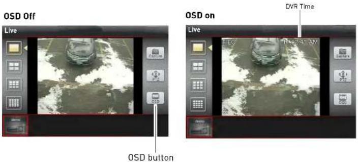 FLIR DH2589TBB - Toggling the On Screen Display (OSD) - 1
