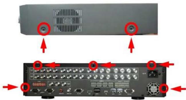FLIR DH2589TBB - To remove the hard drive: - 1