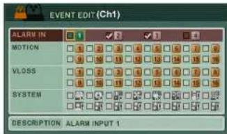 FLIR DH2589TBB - To configure the DAY EVENT tab: - 3