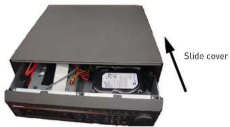 FLIR DH2589TBB - To remove the hard drive: - 2