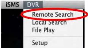 FLIR DH2589TBB - To search for video on your DVR remotely: - 1