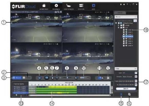 FLIR DNR532R4 - Playback Controls - 1