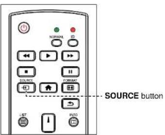 AG Neovo NSD-8601Q - Selecting the Input Source Signal - 1