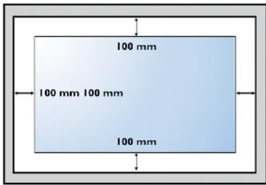 AG Neovo NSD-8601Q - Ventilation Requirements for Enclosure Locating - 1