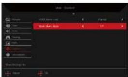 ACER NITRO RX241YP - Adjusting the System - 2