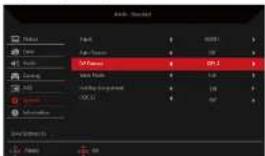 ACER NITRO RX241YP - Adjusting the System - 1