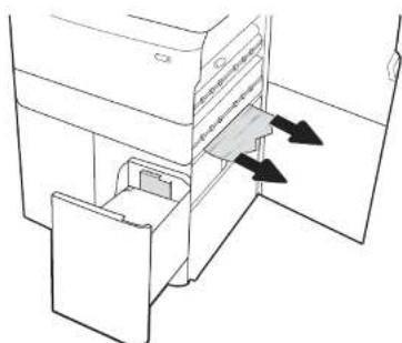 HP PageWide Enterprise 785f - Clear paper jams in the 4,000-sheet high-capacity input (HCI) tray - 3