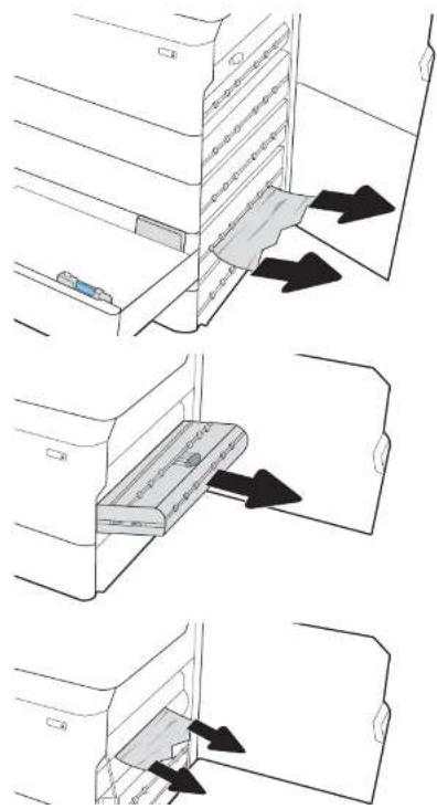 HP PageWide Enterprise 785f - Clear paper jams in the duplexer - 8