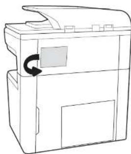 HP PageWide Enterprise 785f - Clear staple jams (785zs model only) - 1