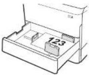 HP PageWide Enterprise 785f - Tray 2 and the 550-sheet trays paper orientation - 7