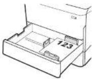 HP PageWide Enterprise 785f - Tray 2 and the 550-sheet trays paper orientation - 4
