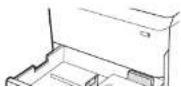 HP PageWide Enterprise 785f - Tray 2 and the 550-sheet trays paper orientation - 6