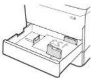 HP PageWide Enterprise 785f - Tray 2 and the 550-sheet trays paper orientation - 5