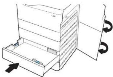 HP PageWide Enterprise 785f - Clear paper jams in the duplexer - 9