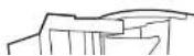 HP PageWide Enterprise 785f - Printer back view and interface ports - 2