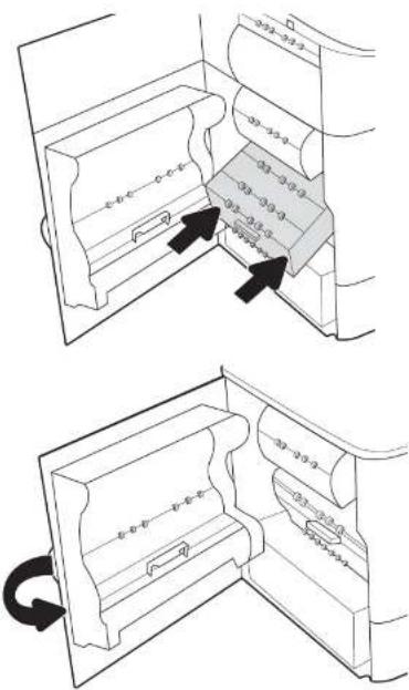 HP PageWide Enterprise 785f - Clear paper jams in Tray 1 - 4