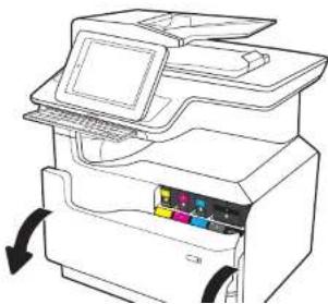 HP PageWide Enterprise 785f - Remove and replace the cartridges - 1