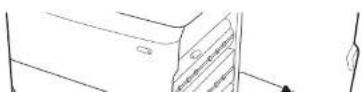 HP PageWide Enterprise 785f - Clear paper jams in the 4,000-sheet high-capacity input (HCI) tray - 8
