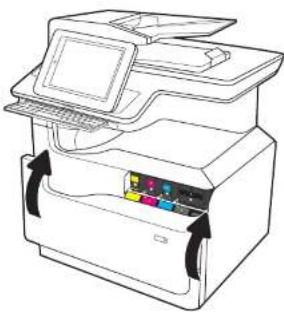HP PageWide Enterprise 785f - Remove and replace the cartridges - 5