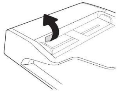 HP PageWide Enterprise 785f - Clear paper jams in the document feeder - 1