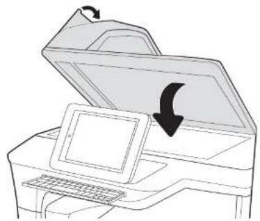 HP PageWide Enterprise 785f - Clear paper jams in the document feeder - 4