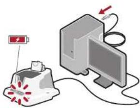 Code Reader 4405 - - Charging the CR4405 Sled and Spare Battery - 2