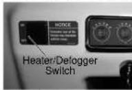 GEM eM1400 LSV (2012) - Heater/Defogger (Option) - 1