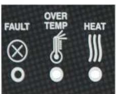 AccuTemp AccuSteam EGF2401A2450-T1 - OVER-TEMP LIGHT ILLUMINATED - 1