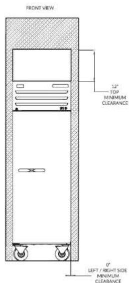 Beverage-Air TMR2HC-1S - CLEARANCE AND PLACEMENT - 1