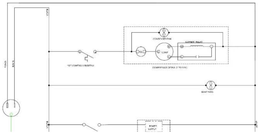 Beverage-Air BM23HC-C-B-WINE - FOR THE SERVICE TECH - WIRING DIAGRAM - 1