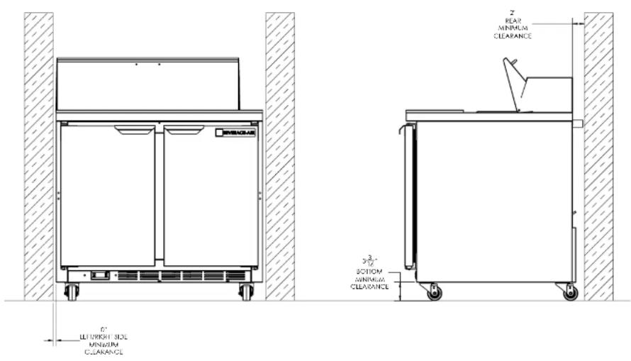 Beverage-Air SPED27HC-12M-CL - CLEARANCE AND PLACEMENT - 1