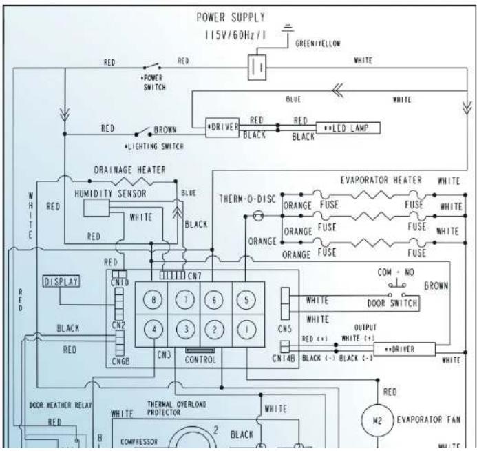 Beverage-Air MT34-1W - FOR THE SERVICE TECH - WIRING DIAGRAM FOR MTF53 - 1