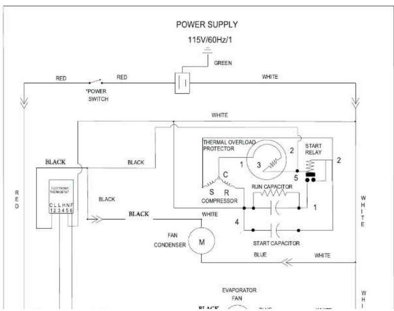 Beverage-Air MT34-1W - FOR THE SERVICE TECH - WIRING DIAGRAM FOR MT49 HINGED DOOR - 1